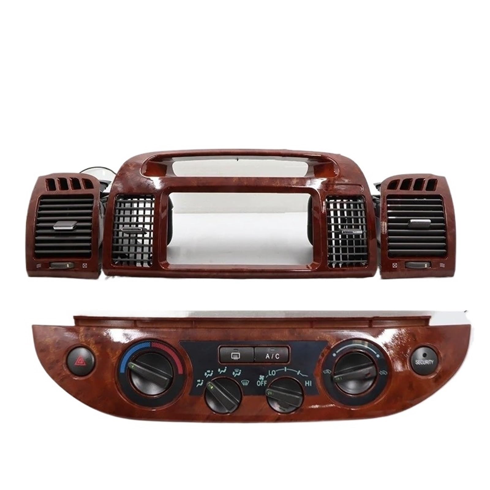 Grille Vent Klimaanlage Für Toyota Für Camry 2003 2004 2005 2006 Outlet Panel Taste Auto Klimaanlage Vent Control(Brown One Set) von Bpjikxf