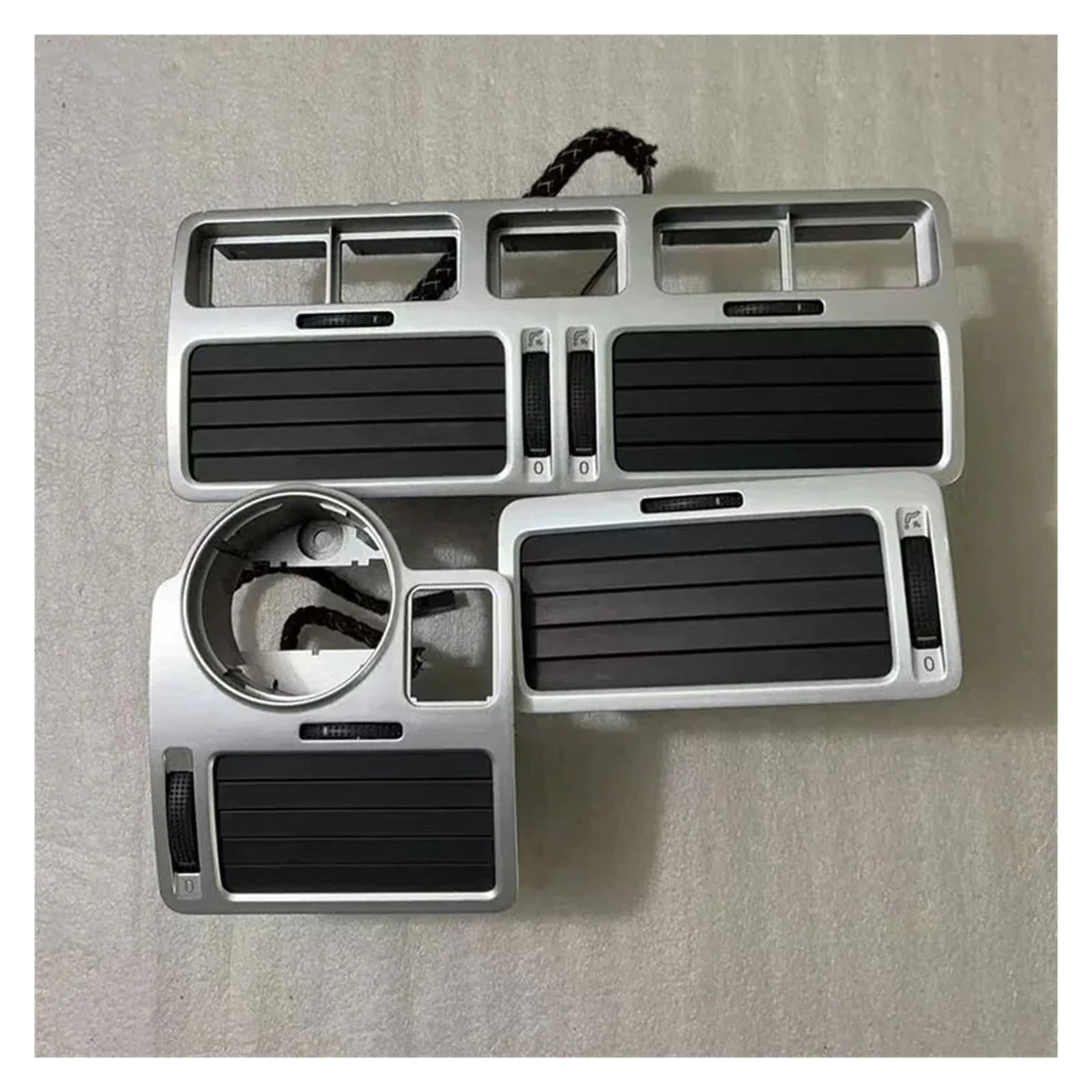 Grille Vent Klimaanlage Silber Instrument Air Outlet Zentrale Klimaanlage Air Outlet Für MK4 Für Golf 4 1J1819710B(A) von Bpjikxf
