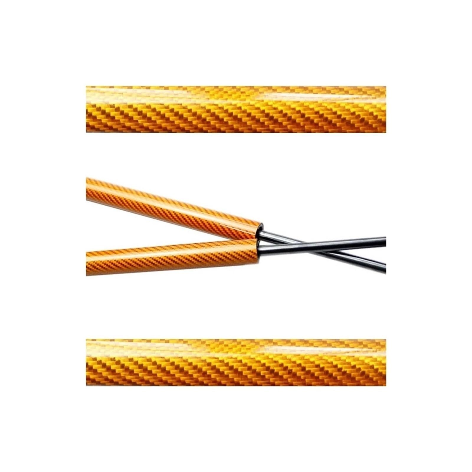 Haubenlift Motorhaubenlifte Für 5 Series F07 F10 F11 2010-2017 Haubendämpfer Fronthaube Motorhaube Gasdruckfedern Federn Shock Lift Unterstützt Absorber Stützstangen(Orange Carbon Fiber) von Bpjikxf