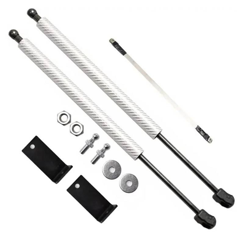 Haubenlift Motorhaubenlifte Für Benz Für CLA C117 2013-2019 Front Motorhaube Lift Unterstützung Stoßdämpfer Absorber Zylinder Prop Stangen Gas Frühling Haube Streben(Silver Carbon Fiber) von Bpjikxf