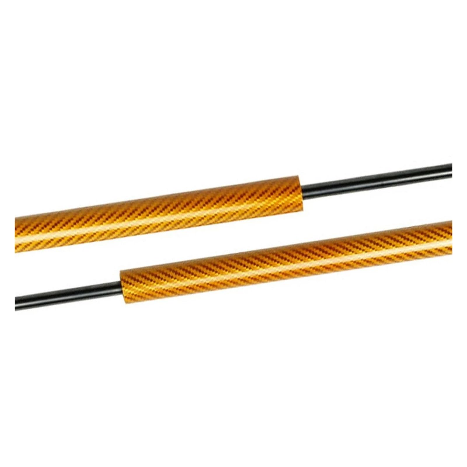 Haubenlift Motorhaubenlifte Für FIAT 500 2007-2020 Haube Streben Absorber Vorderen Motorhaube Ändern Schock Dämpfer Frühling Lift Unterstützt Carbon Faser Zubehör Prop(Carbon Fiber Yellow) von Bpjikxf