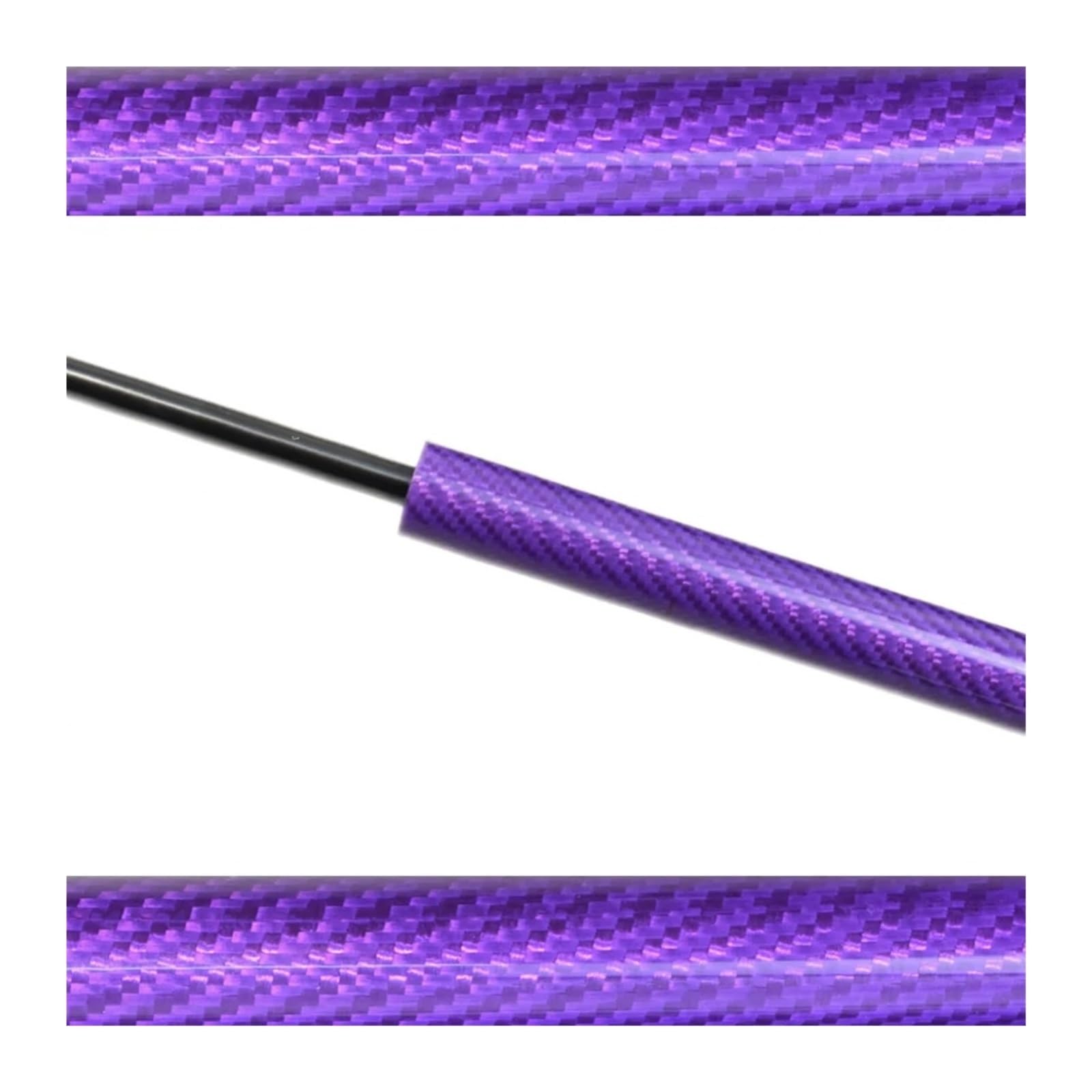 Haubenlift Motorhaubenlifte Für Ford Für Fiesta Mk6 Mk7 2009-2020 Front Hood Bonnet Modifizieren Carbon Fiber Gas Spring Lift Unterstützung Stoßdämpfer(Purple Carbon Fiber) von Bpjikxf