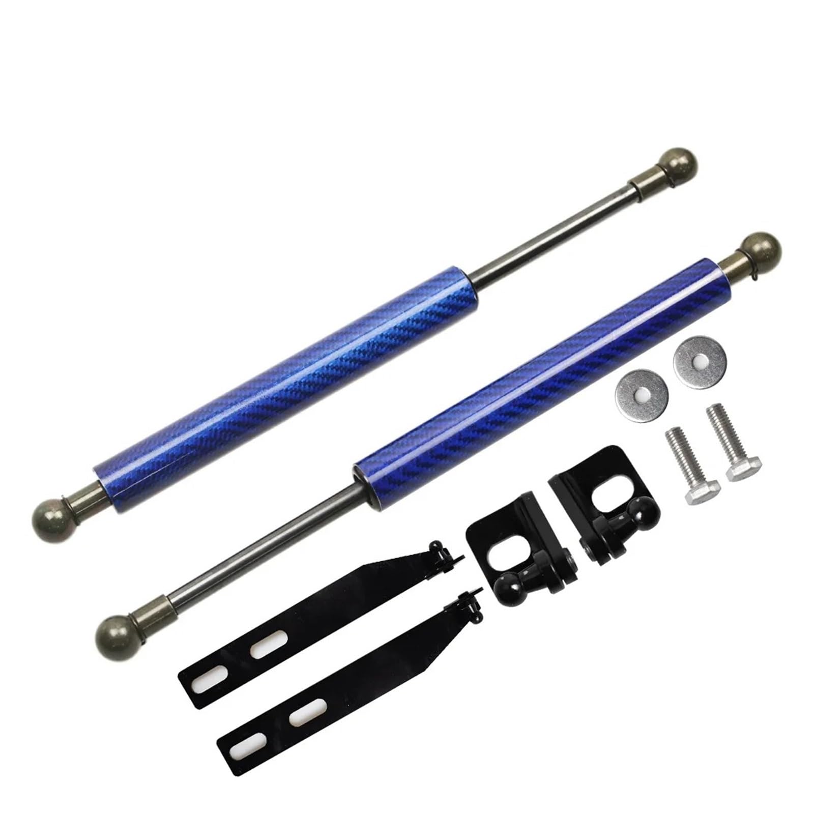 Haubenlift Motorhaubenlifte Für Toyota Für Auris E180/Für Scion Für IM Front Haube Motorhaube Gas Streben Lift Unterstützung Stoßdämpfer Absorber Prop Rod Bar 2012-2018(Blue Carbon Fiber) von Bpjikxf