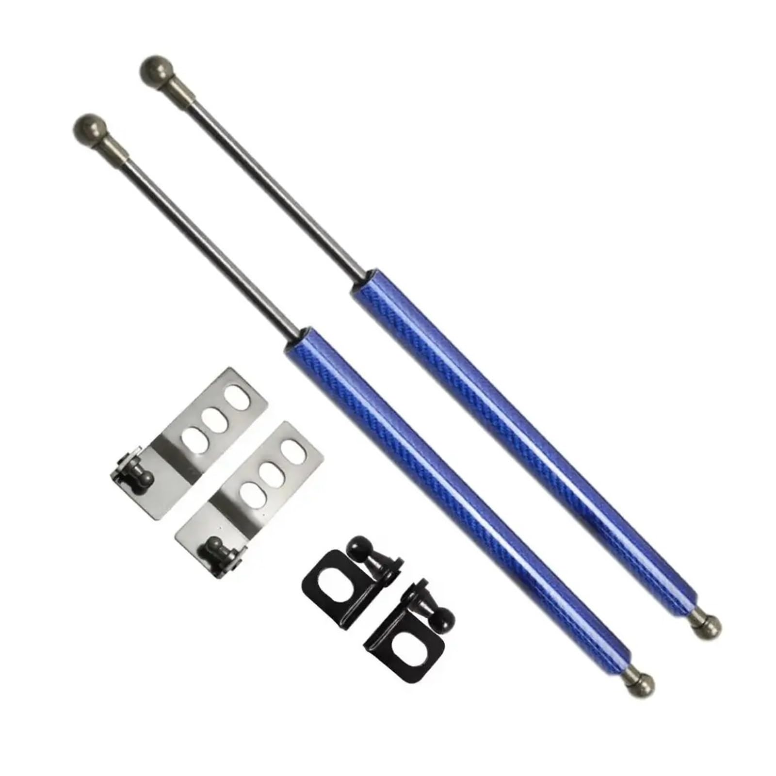 Haubenlift Motorhaubenlifte Haube Streben Für Jetta A7 Für VW Für Vento 2019 2020 2021 2022 2023 2024 Ändern Motorhaube Lift Unterstützt Schock Dämpfer Absorber(Blue Carbon Fiber) von Bpjikxf
