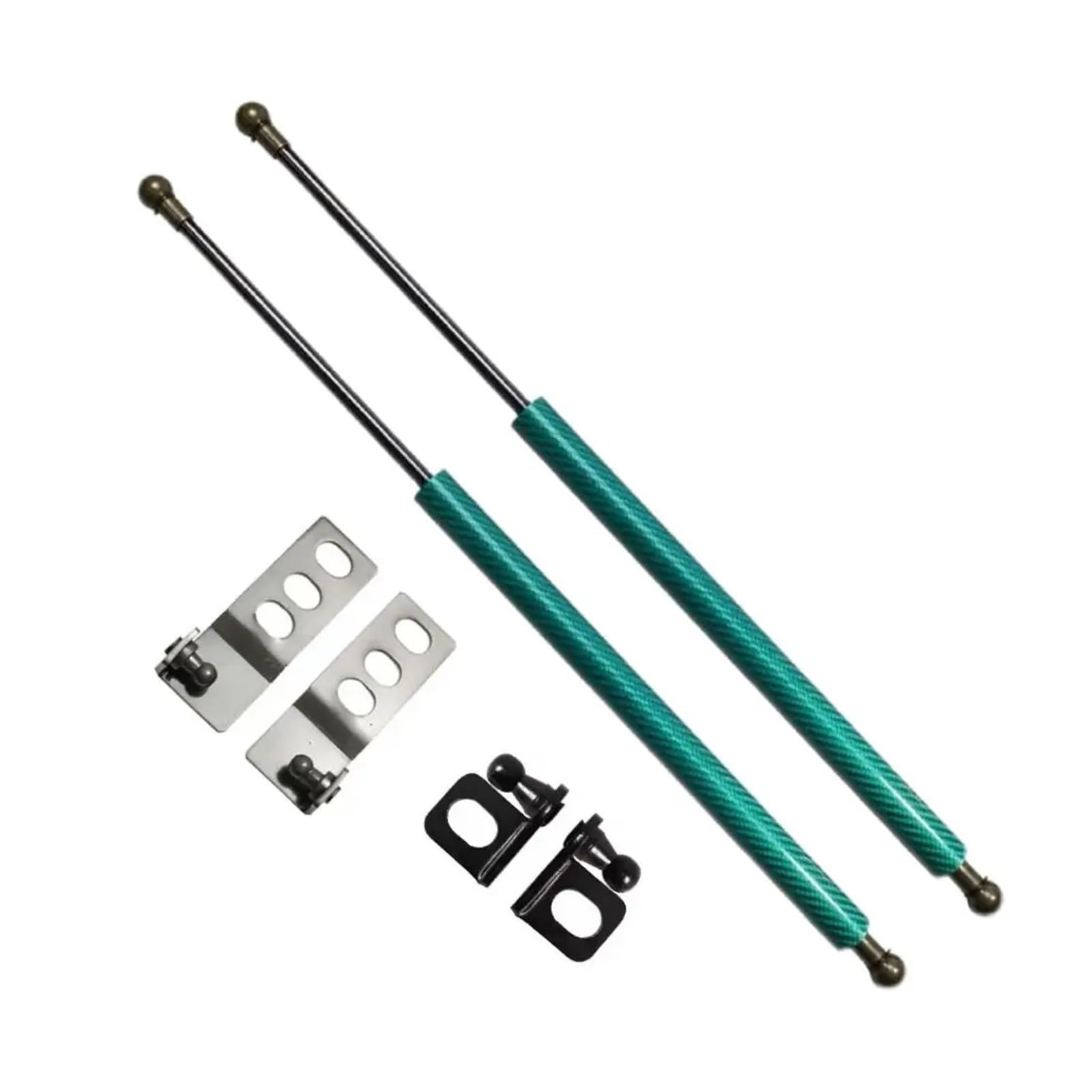 Haubenlift Motorhaubenlifte Haube Streben Für Jetta A7 Für VW Für Vento 2019 2020 2021 2022 2023 2024 Ändern Motorhaube Lift Unterstützt Schock Dämpfer Absorber(Green Carbon Fiber) von Bpjikxf