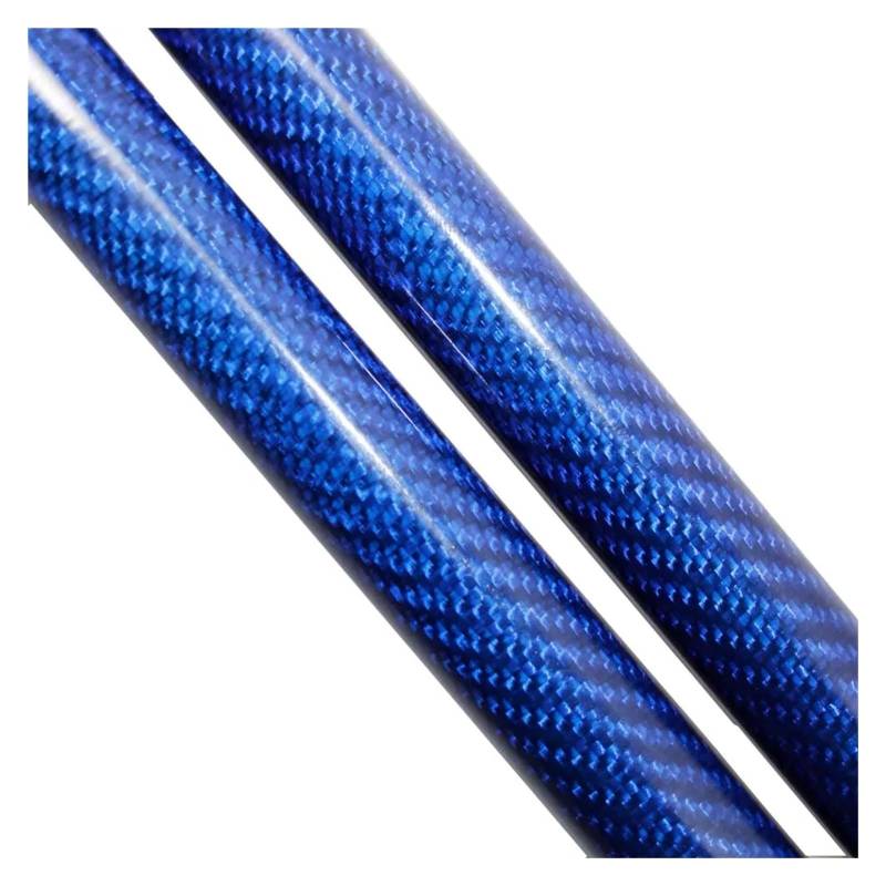 Haubenlift Motorhaubenlifte Haube Streben Für SEAT Für Leon Mk3 5F 2012-2019 2020 Schock Dämpfer Vorderen Motorhaube Ändern Lift Unterstützt Gas Quellen Absorber Prop(Blue Carbon Fiber) von Bpjikxf
