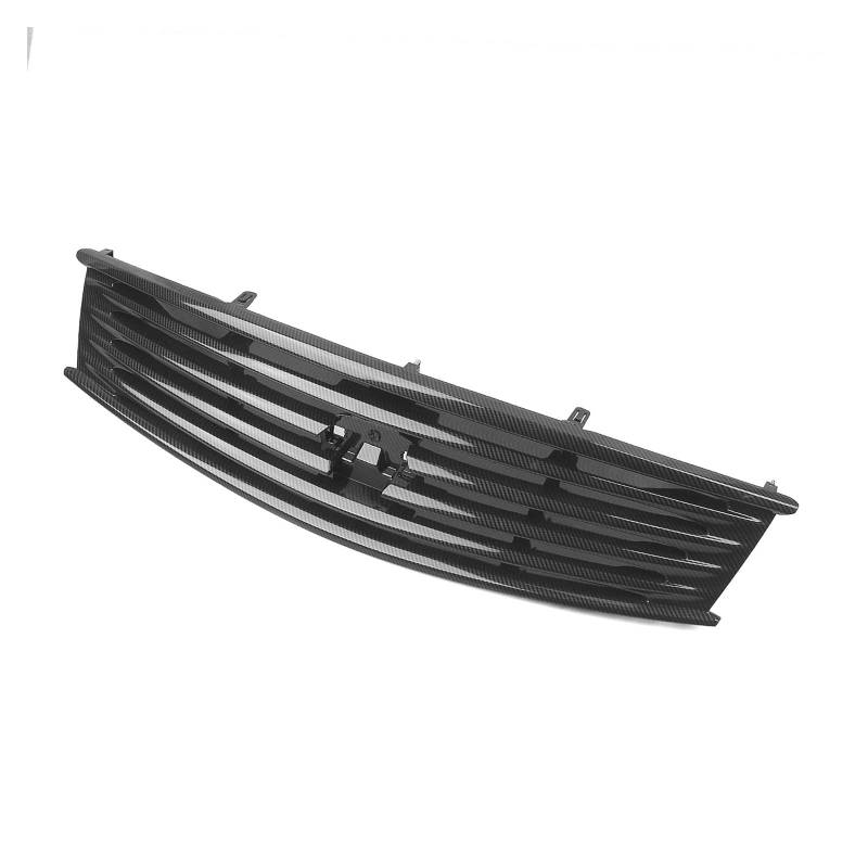 Kühlergrill, Auto-oberer Stoßfänger Haubengitter Für Infiniti G37 2008 2009 2010 2011 2012 2013 Q60 2014–2015 2-türiges Coupé Kühlergitter Auto Kühlergrill Frontgrill(Kohlefaser-Optik) von Bpjikxf