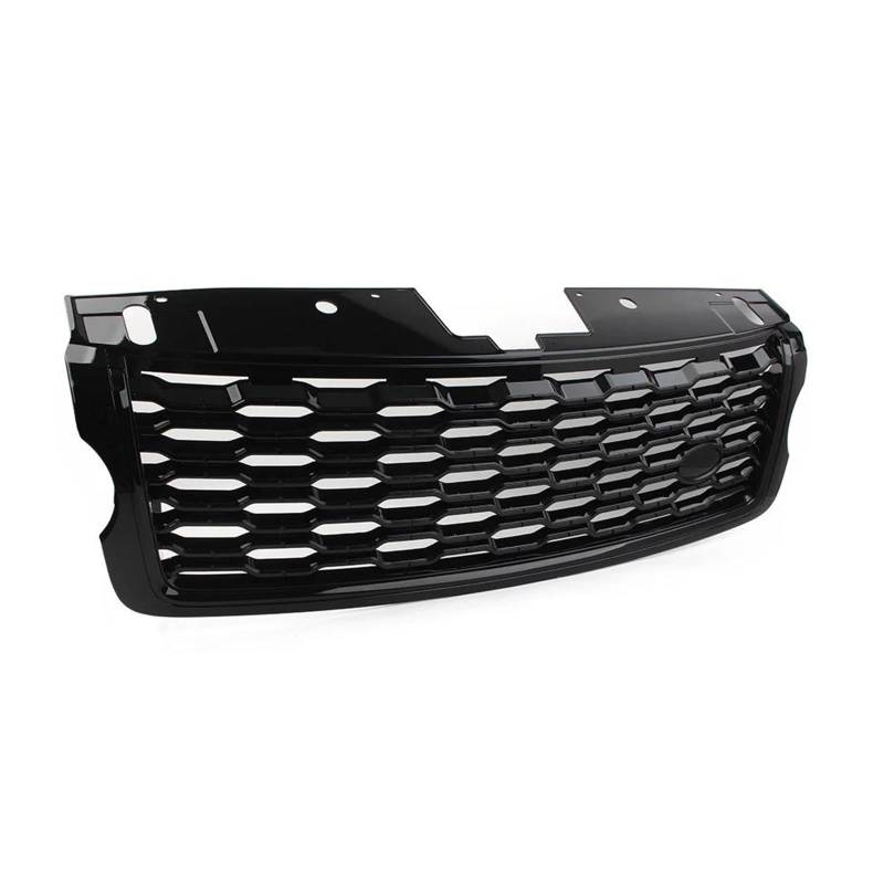 LR098084 Auto Vorderen Stoßfänger Oberen Mesh Grille Für Land Für Rover Für Range Für Rover Für Vogue L405 2013 2014 2015 2016 2017 LR098080 Kühlergitter Auto Kühlergrill Frontgrill(Schwarz) von Bpjikxf