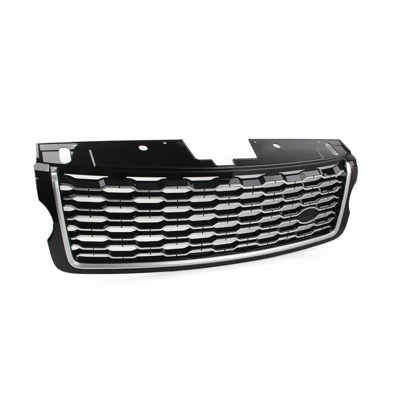 LR098084 Auto Vorderen Stoßfänger Oberen Mesh Grille Für Land Für Rover Für Range Für Rover Für Vogue L405 2013 2014 2015 2016 2017 LR098080 Kühlergitter Auto Kühlergrill Frontgrill(Silver Black) von Bpjikxf
