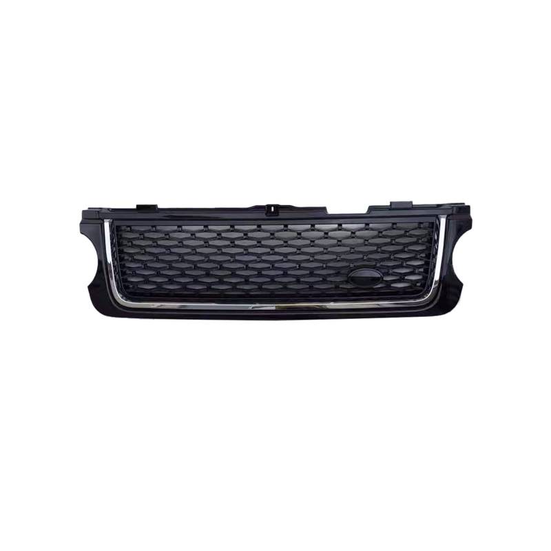 Modifizierter Renngrill Für Range Für Rover Für Vogue L322 2010 2011 2012 Frontstoßstangengitter Netzabdeckungsgitter Kühlergrill Frontgrill Kühlergitter Auto Kühlergrill Frontgrill(Black and Black) von Bpjikxf