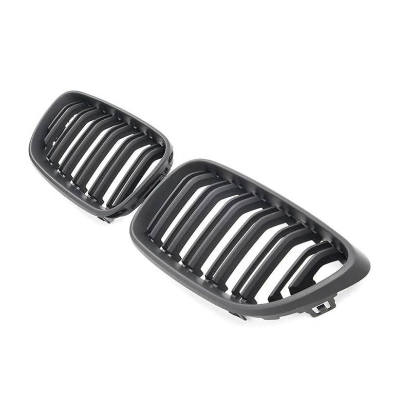 Paar Auto Vorderen Stoßfänger Nieren Grill Gitter Für 2 Serie F22 F23 F87 M2 Auto Styling Zubehör Kühlergitter Auto Kühlergrill Frontgrill(Matt-schwarz) von Bpjikxf