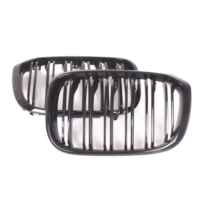 Schwarz Glänzender Nierengrill Im Lamellenstil Für X3 G01 X4 G02 X3 25i 28i X4 25i 30i Frontgrill Nierengrill Kühlergitter Auto Kühlergrill Frontgrill von Bpjikxf