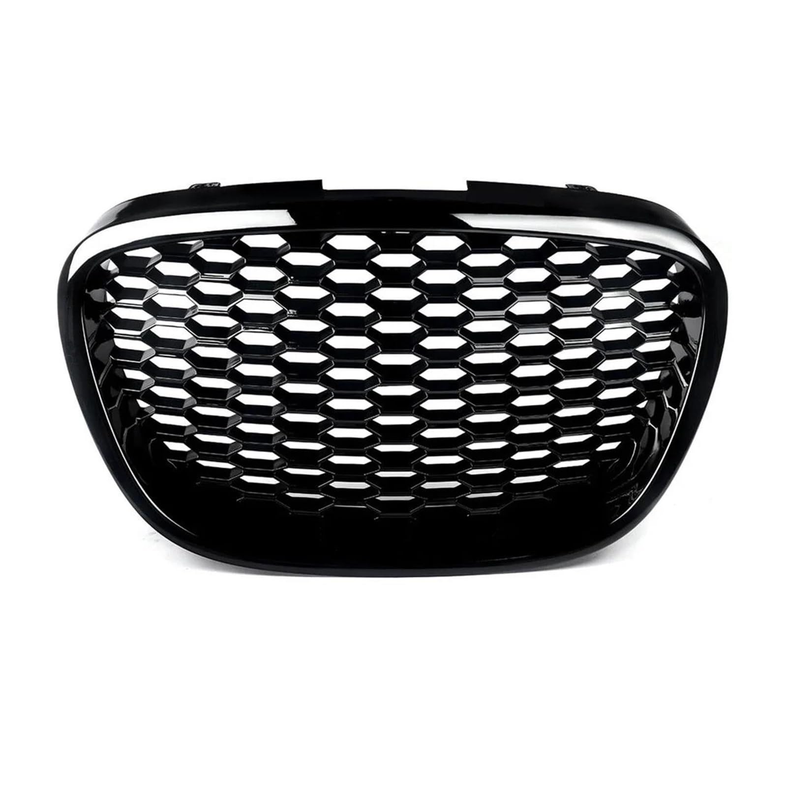 Vorderer Wabengrill Mesh-Kühlergrill Ohne Emblem Für Seat Für Leon MK2 1P Für Altea Für Toledo Mk3 2004-2009 Frontstoßstangengrill Kühlergitter Auto Kühlergrill Frontgrill(Glossy Black) von Bpjikxf