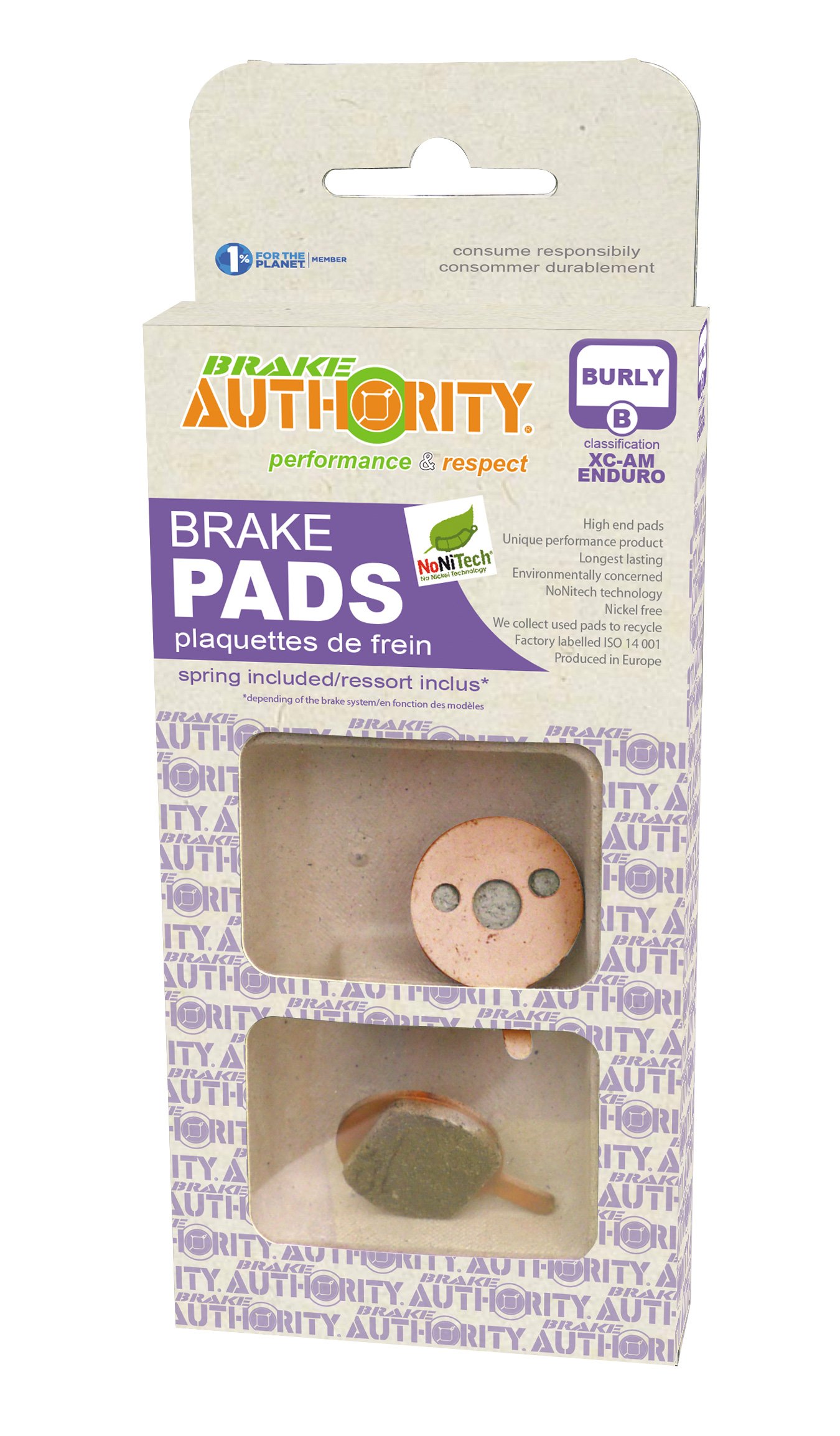 Brake Authority Burly Pads – Hayes Stroker Ryde von Brake Authority