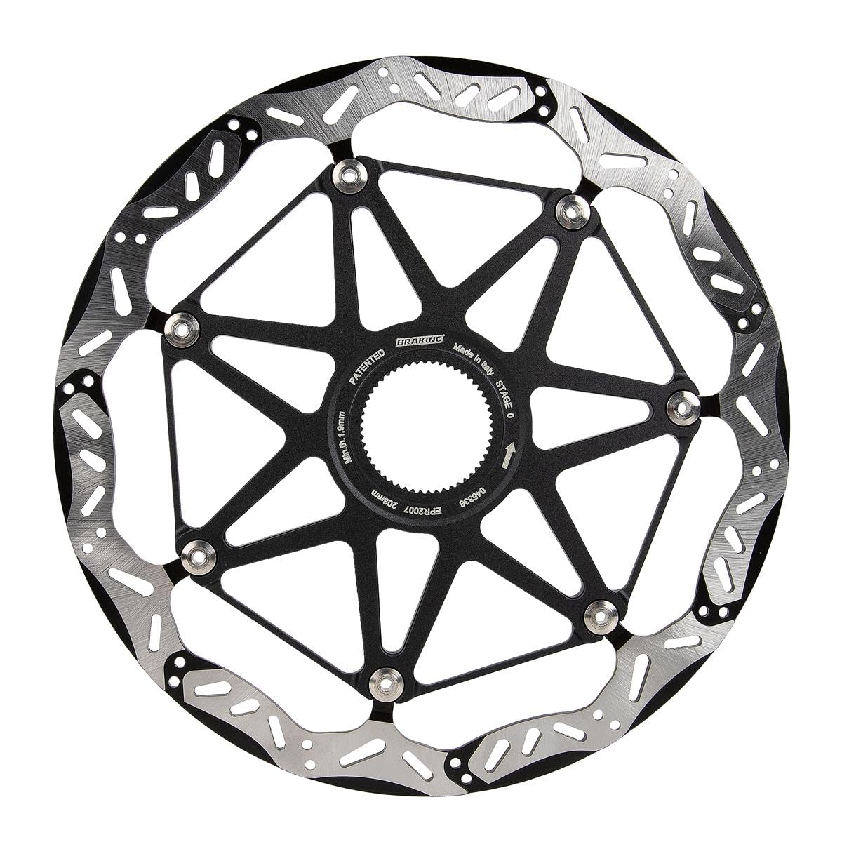 Braking MTB-Bremsscheibe Epta Stage 0 Silber Gr. 203 mm Braking MTB-Bremsscheibe Epta Stage 0 Silber Gr. 203 mm von Braking