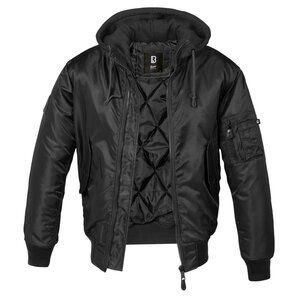 Brandit MA1 Sweat Hoodie Jacke Schwarz Brandit MA1 Sweat Hoodie Jacke Schwarz von Brandit