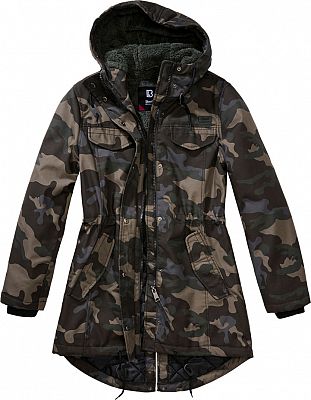 Brandit Marsh Lake Parka, Textiljacke Damen - Darkcamo - XL von Brandit