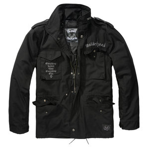 Motörhead Brandit M65 Standard Jacke Schwarz von Motörhead