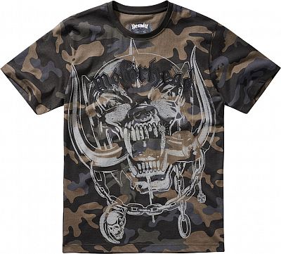 Brandit Motörhead Warpig, T-Shirt - Darkcamo/Weiß - L von Brandit