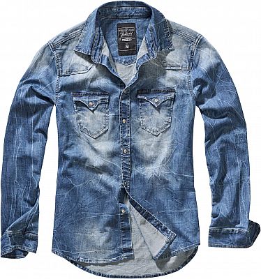Brandit Riley Denim, Hemd - Schwarz - 5XL Brandit Riley Denim, Hemd - Schwarz - 5XL von Brandit