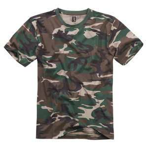 Brandit T-Shirt Woodland Camouflage von Brandit