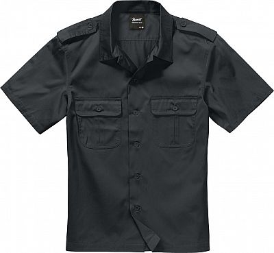 Brandit US, Hemd kurzarm - Schwarz - 3XL von Brandit