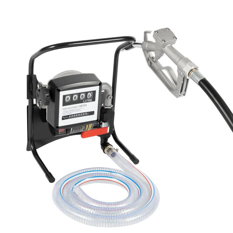 Elektrische öLtransferpumpe,öLföRderpumpe Mit öLpistole FüR Fahrzeugen Traktoren,Dieselpumpe Kraftstofftransferpumpe 3600R/min 45L/min von BraveeFly