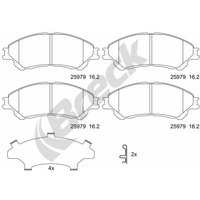 Bremsbelagsatz BRECK 25979 00 701 00, Vorne von Breck