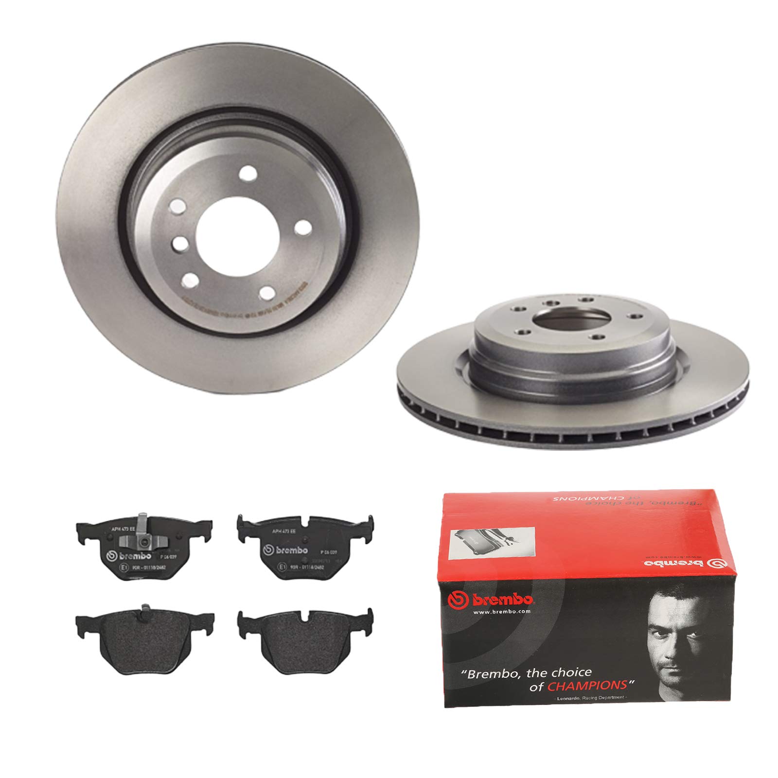 BREMBO BREMSSCHEIBEN Ø336mm + BREMSBELÄGE HINTEN BREMSENSATZ BREMBO BREMSSCHEIBEN Ø336mm + BREMSBELÄGE HINTEN BREMSENSATZ von Brembo