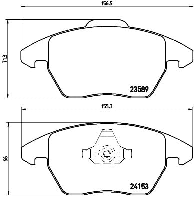 Brembo Bremsscheiben Coated + Bremsbeläge Vorne und Hinten für für Peugeot RCZ von Brembo Bundle