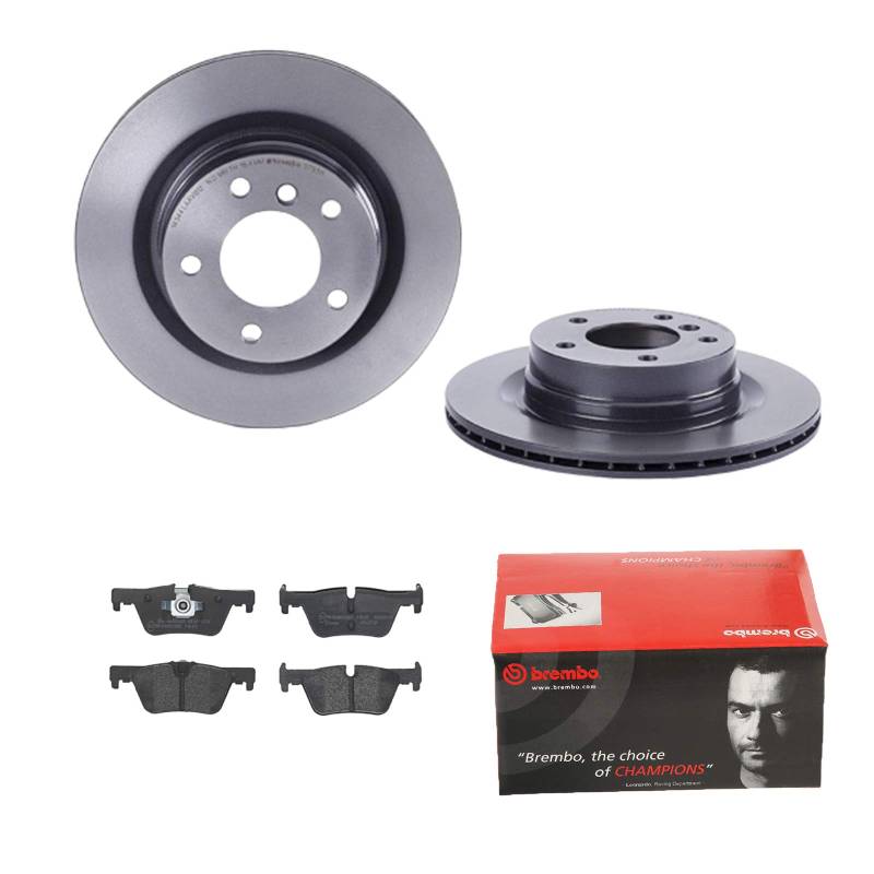 2 Bremsscheiben COATED DISC LINE belüftet Ø300 mm + Bremsbeläge Hinten von Brembo Innenbelüftet (P-B-02-00125) Bremsensatz Bremsanlage Bremsen-Kit,Bremsenset, Bremsscheiben, Bremsbeläge, Bremsen-Set, von Brembo