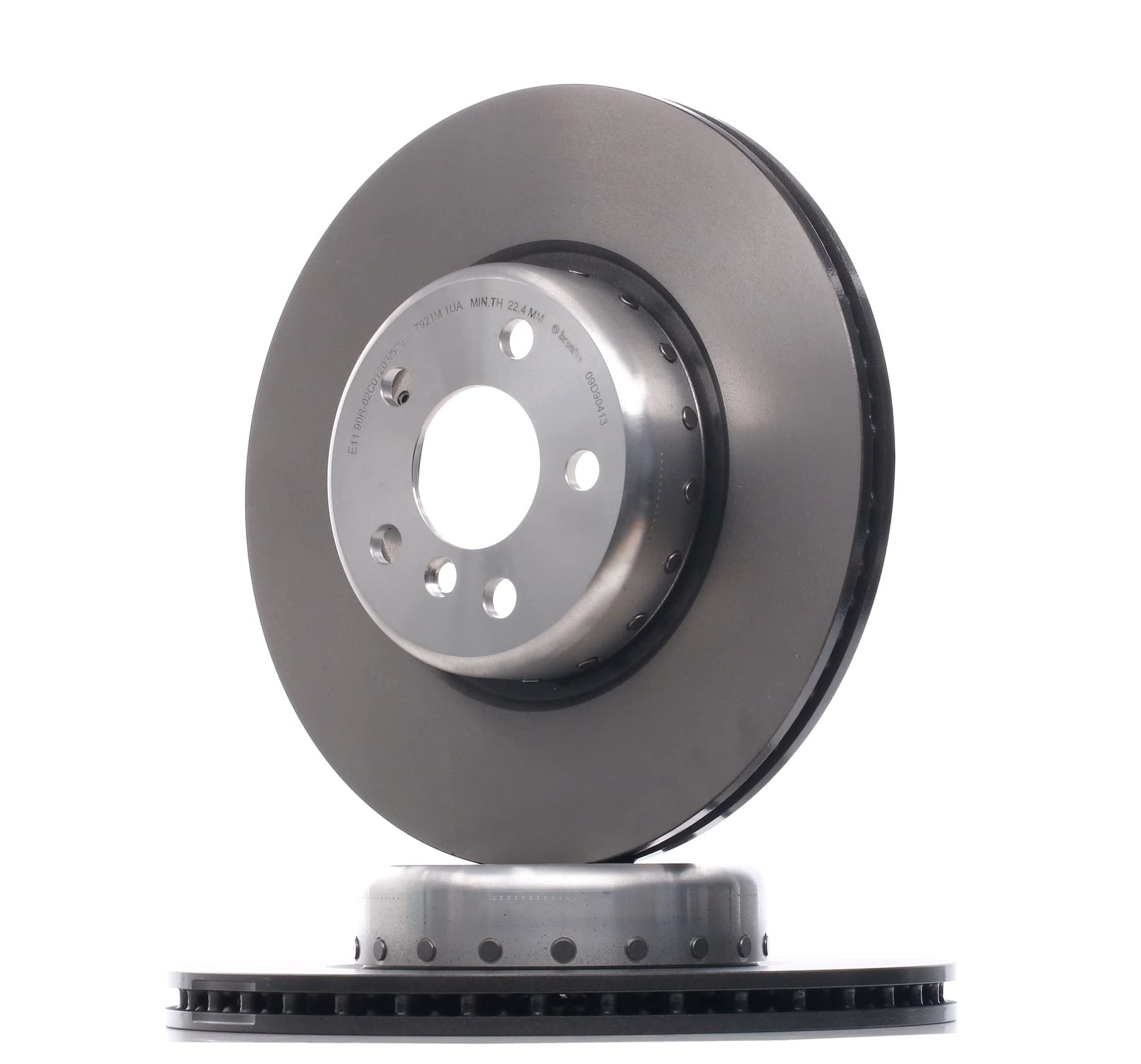 2x BREMBO Bremsscheibe 09.D904.13 vorne 2x BREMBO Bremsscheibe 09.D904.13 vorne von Brembo