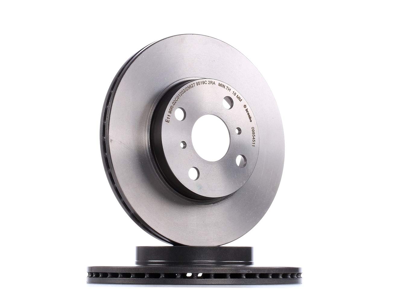 2x BREMBO Bremsscheibe Vorne Ø255mm Höhe: 43mm Dicke: 20mm innenbelüftet 09.8545.11 2x BREMBO Bremsscheibe Vorne Ø255mm Höhe: 43mm Dicke: 20mm innenbelüftet 09.8545.11 von Brembo
