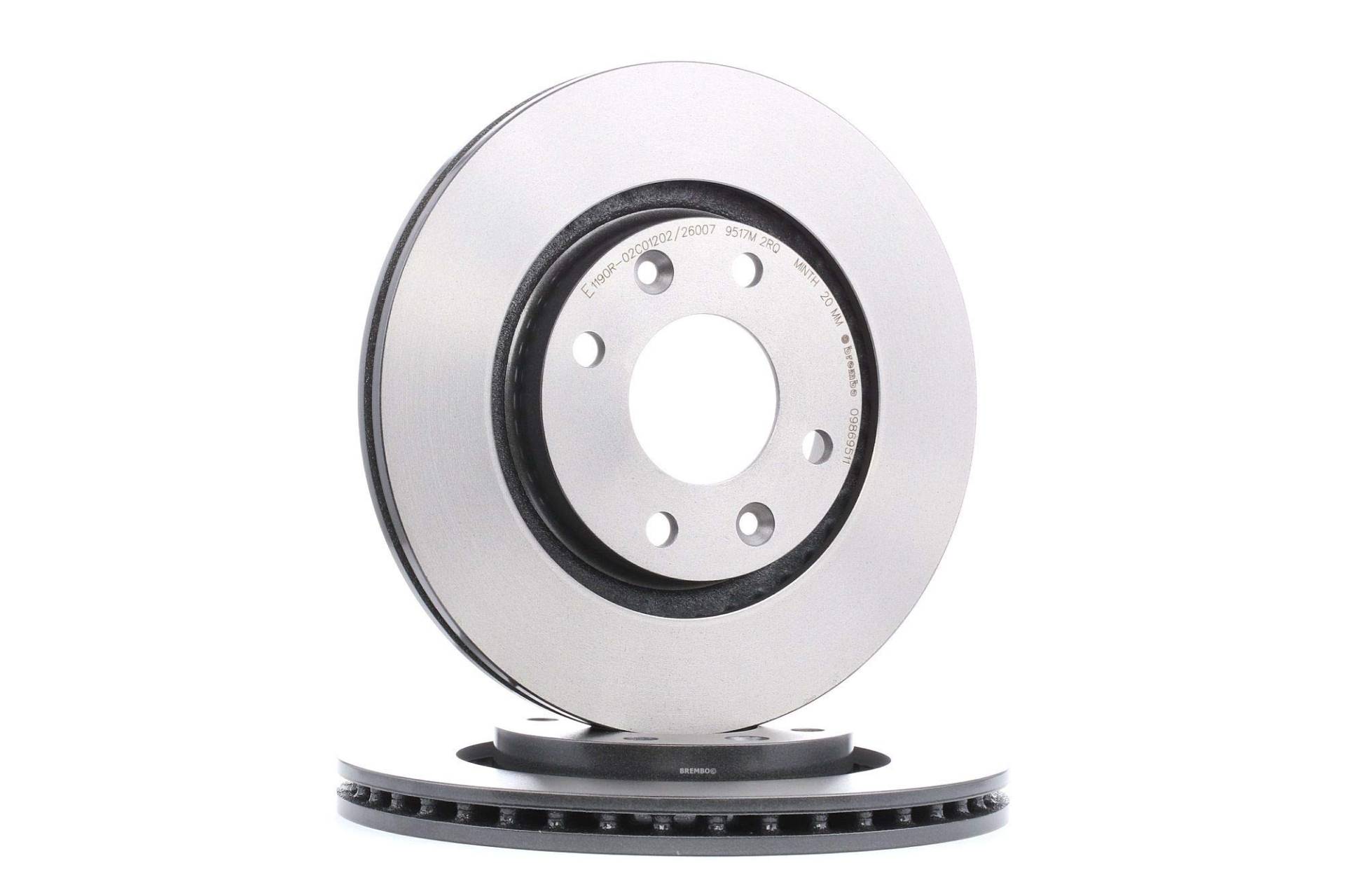 2x BREMBO Bremsscheibe Ø266mm Höhe: 34mm Dicke: 22mm innenbelüftet || 09.8695.11 2x BREMBO Bremsscheibe Ø266mm Höhe: 34mm Dicke: 22mm innenbelüftet || 09.8695.11 von Brembo