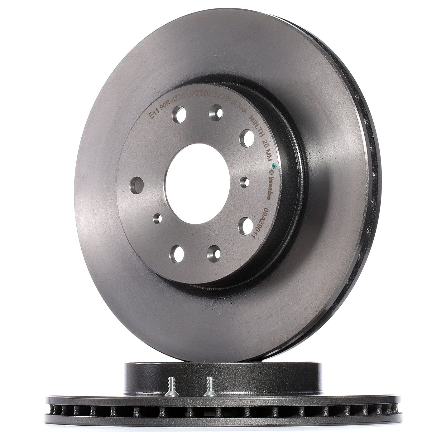 2x BREMBO Bremsscheibe Hinten, Vorne Ø280mm Höhe: 47mm Dicke: 22mm innenbelüftet 09.A296.11 2x BREMBO Bremsscheibe Hinten, Vorne Ø280mm Höhe: 47mm Dicke: 22mm innenbelüftet 09.A296.11 von Brembo