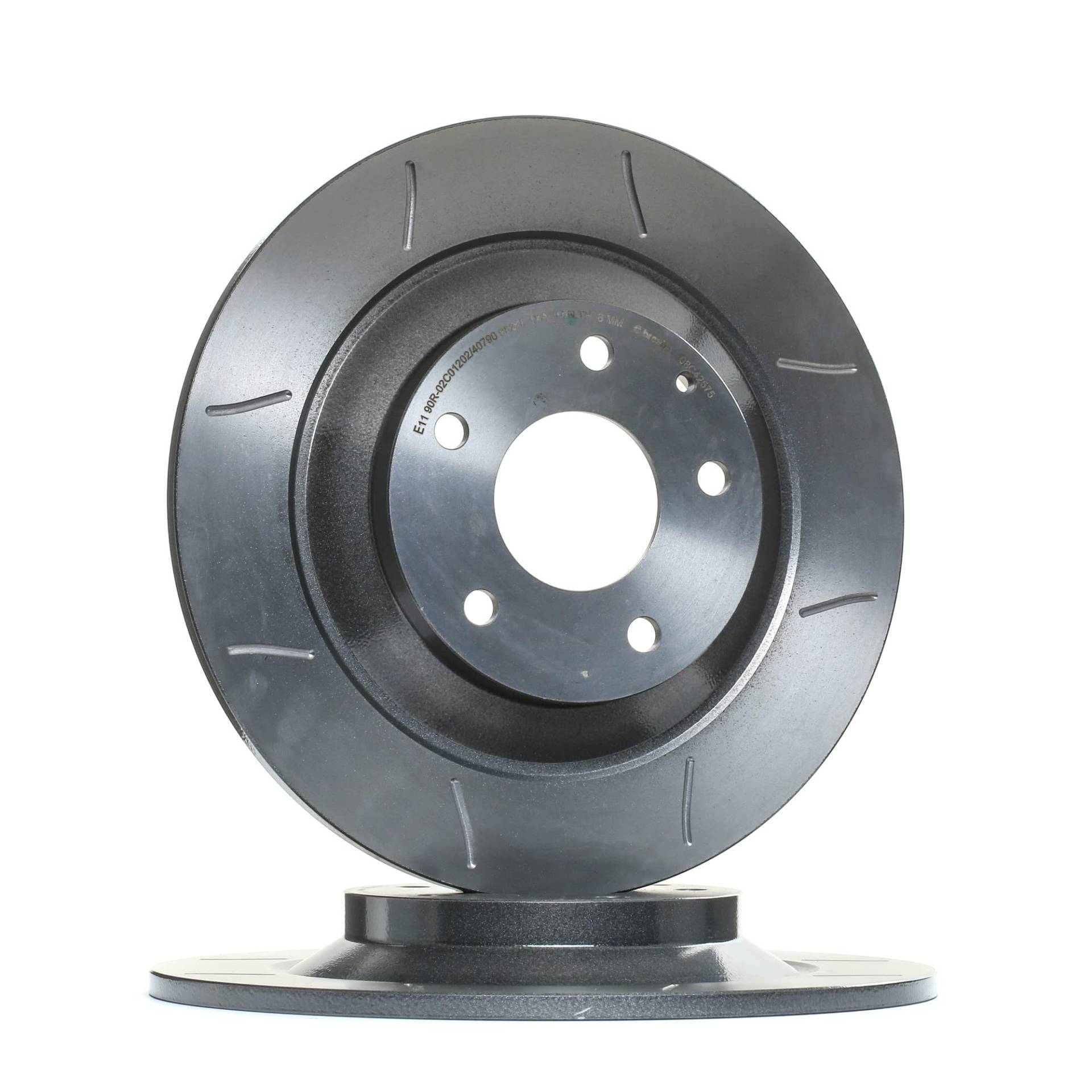 2x BREMBO Bremsscheibe Hinten Ø303mm Höhe: 40mm Dicke: 10mm voll, geschlitzt 08.C425.75 2x BREMBO Bremsscheibe Hinten Ø303mm Höhe: 40mm Dicke: 10mm voll, geschlitzt 08.C425.75 von Brembo