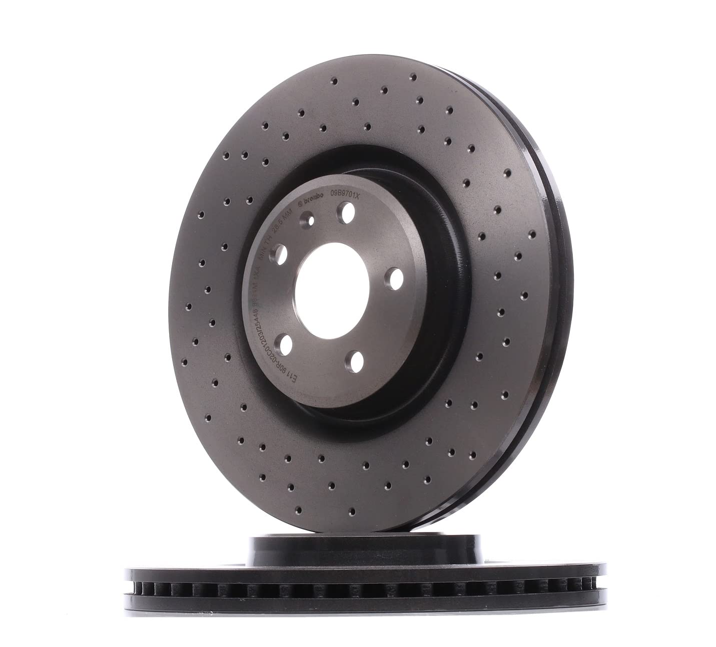 2x BREMBO Bremsscheibe Vorne Ø345mm Höhe: 52mm Dicke: 30mm gelocht/innenbel. 09.B970.1X 2x BREMBO Bremsscheibe Vorne Ø345mm Höhe: 52mm Dicke: 30mm gelocht/innenbel. 09.B970.1X von Brembo