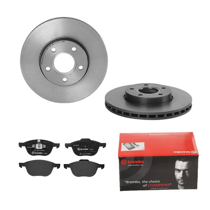 BREMBO BREMSSCHEIBEN COATED Ø278mm + BREMSBELÄGE VORNE FÜR FORD C-MAX 2 FOCUS 3 von Brembo