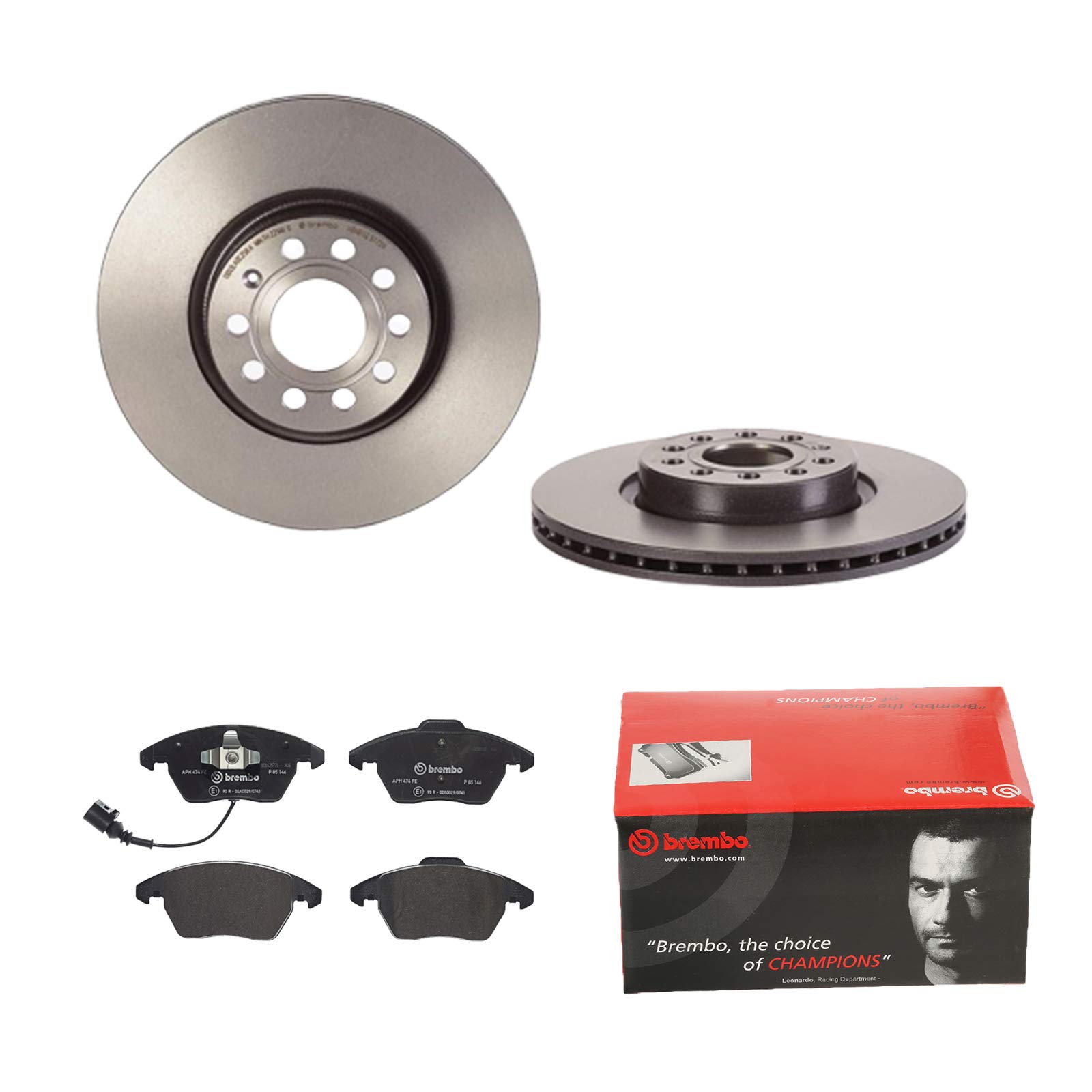 BREMBO BREMSSCHEIBEN COATED Ø312mm + BREMSBELÄGE VORNE FÜR VW TOURAN 1T3 BREMBO BREMSSCHEIBEN COATED Ø312mm + BREMSBELÄGE VORNE FÜR VW TOURAN 1T3 von Brembo