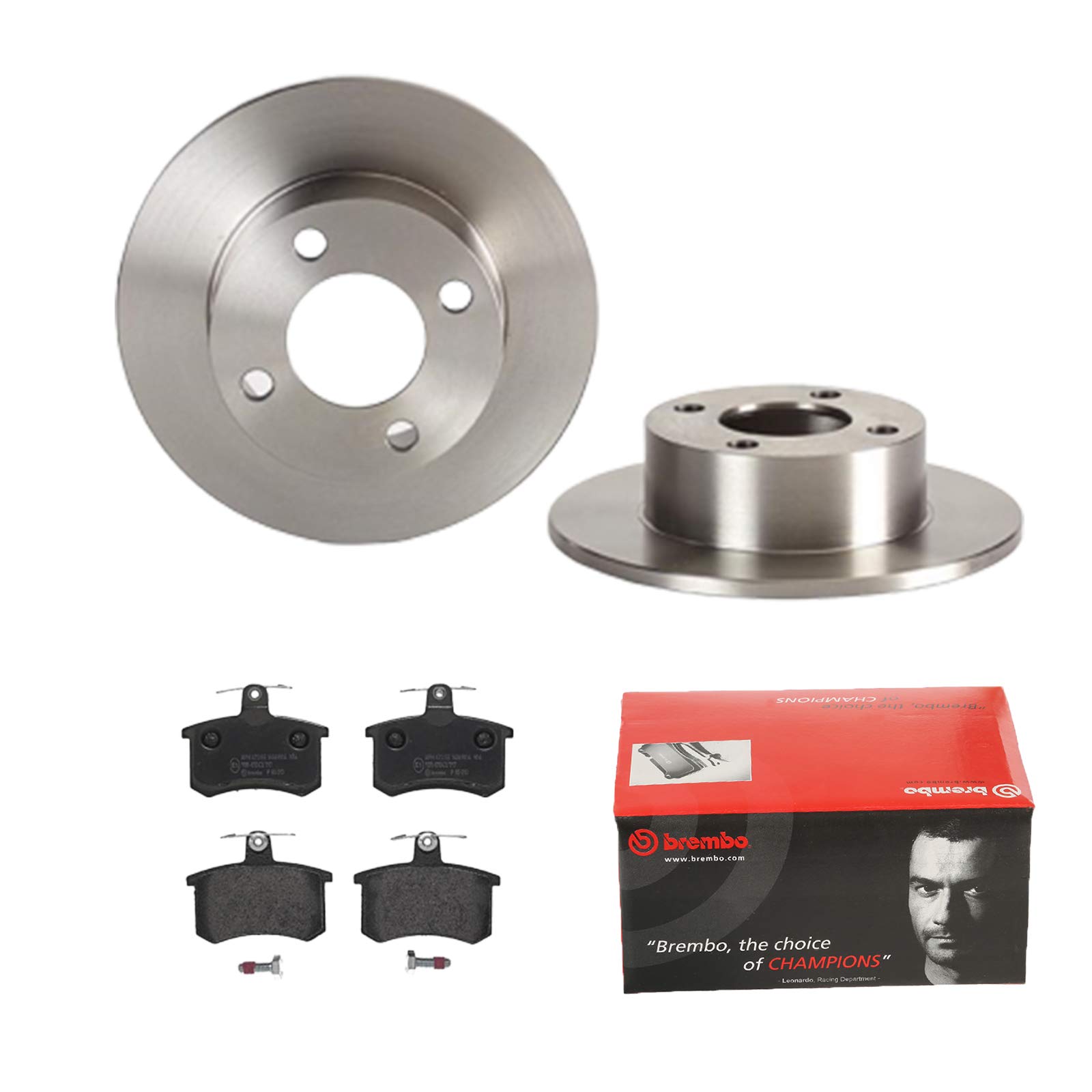 BREMBO BREMSSCHEIBEN Ø245MM + BREMSBELÄGE HINTEN FÜR AUDI 80 B3 100 C3 COUPE B2 BREMBO BREMSSCHEIBEN Ø245MM + BREMSBELÄGE HINTEN FÜR AUDI 80 B3 100 C3 COUPE B2 von Brembo