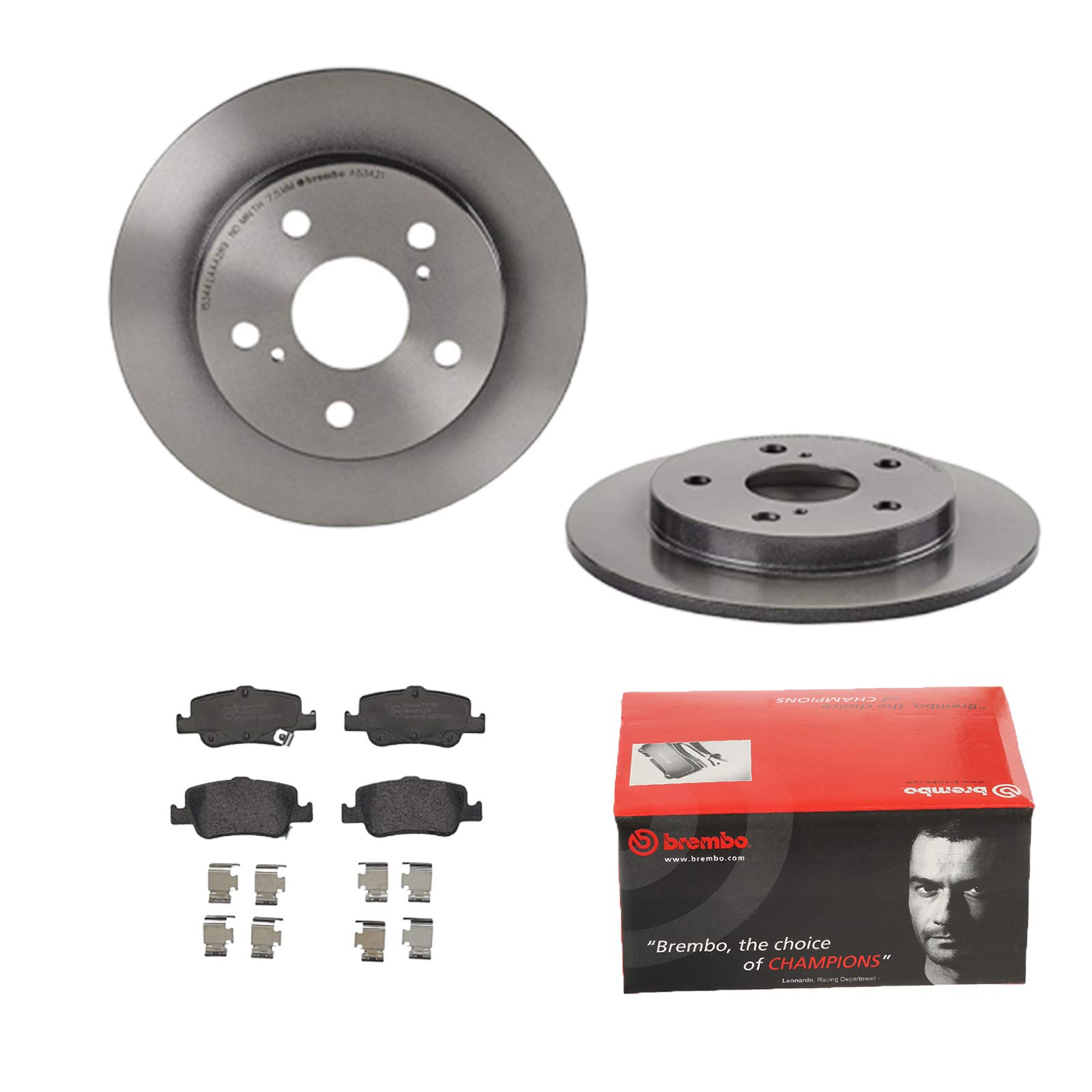 BREMBO BREMSSCHEIBEN Ø259MM + BREMSBELÄGE HINTEN FÜR TOYOTA COROLLA AURIS BREMBO BREMSSCHEIBEN Ø259MM + BREMSBELÄGE HINTEN FÜR TOYOTA COROLLA AURIS von Brembo