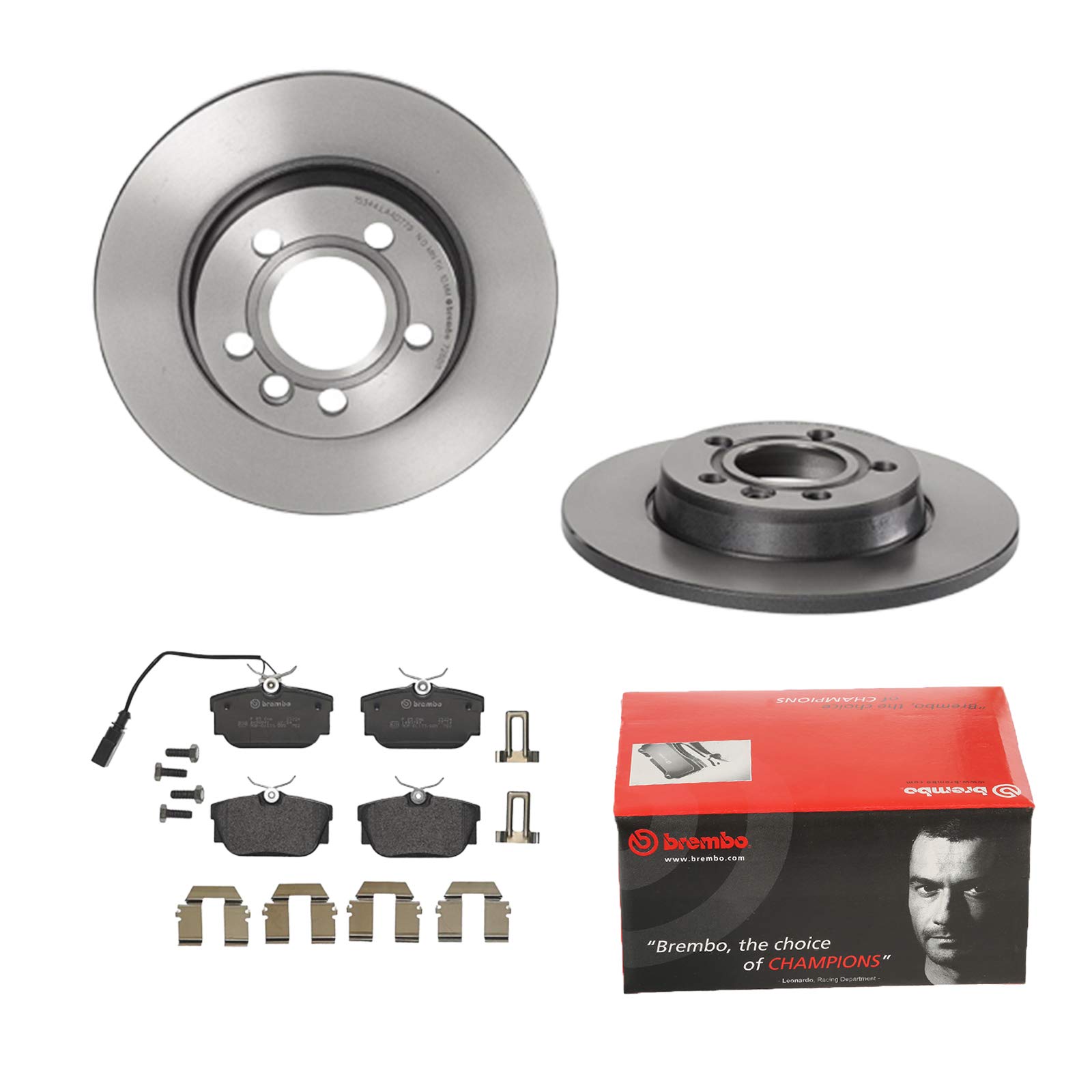 BREMBO BREMSSCHEIBEN Ø280MM + BREMSBELÄGE HINTEN FÜR VW TRANSPORTER T4 SKODA VW BREMBO BREMSSCHEIBEN Ø280MM + BREMSBELÄGE HINTEN FÜR VW TRANSPORTER T4 SKODA VW von Brembo