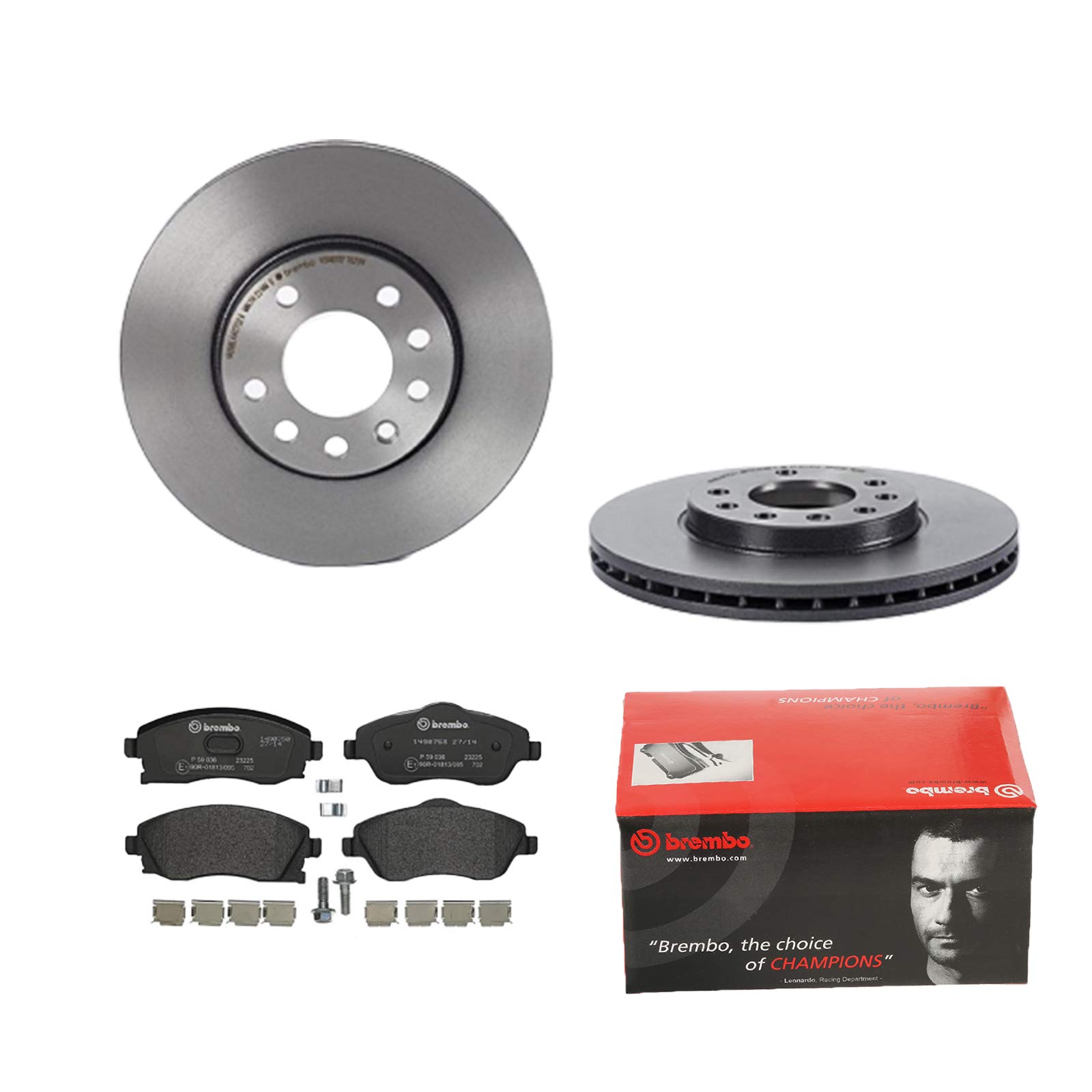 BREMBO BREMSSCHEIBEN Ø280mm + BREMSBELÄGE VORNE - KFZTEILE24 BREMBO BREMSSCHEIBEN Ø280mm + BREMSBELÄGE VORNE - KFZTEILE24 von Brembo