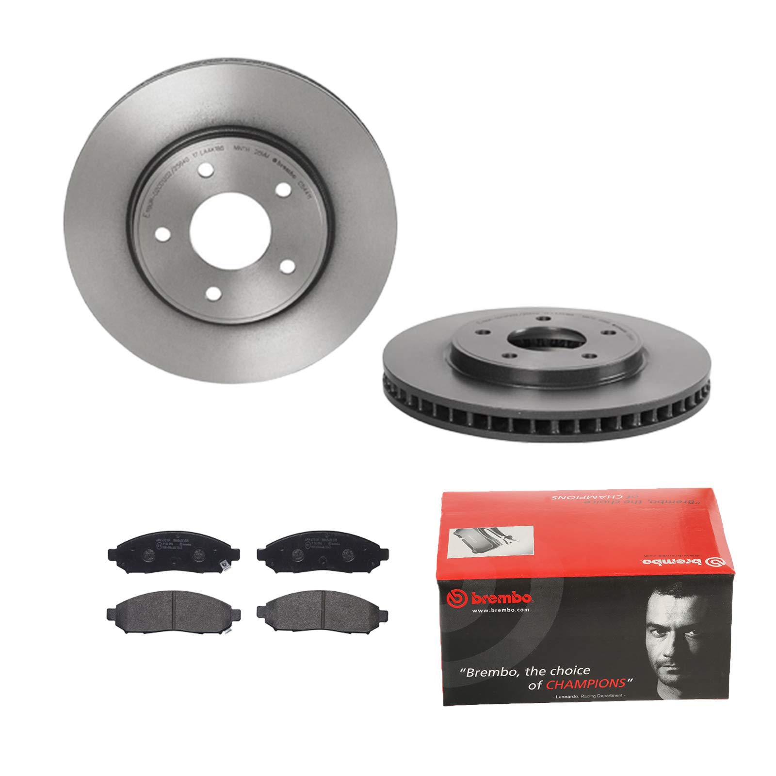 BREMBO BREMSSCHEIBEN Ø283MM + BREMSBELÄGE VORNE FÜR NISSAN LEAF NV200 EVALIA BREMBO BREMSSCHEIBEN Ø283MM + BREMSBELÄGE VORNE FÜR NISSAN LEAF NV200 EVALIA von Brembo