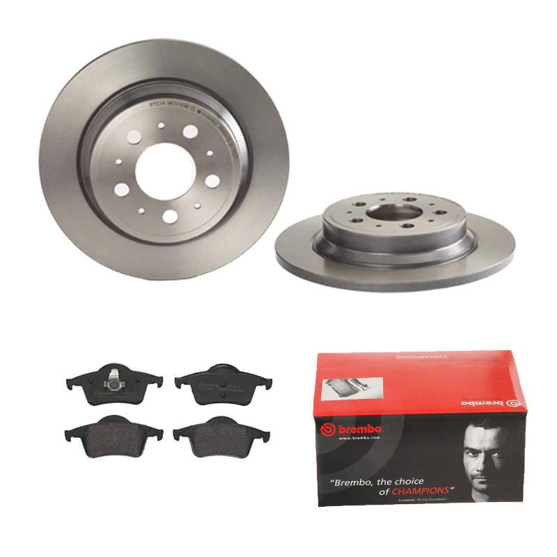 BREMBO BREMSSCHEIBEN Ø288mm + BREMSBELÄGE HINTEN FÜR VOLVO S60 1 384 V70 2 285 von Brembo