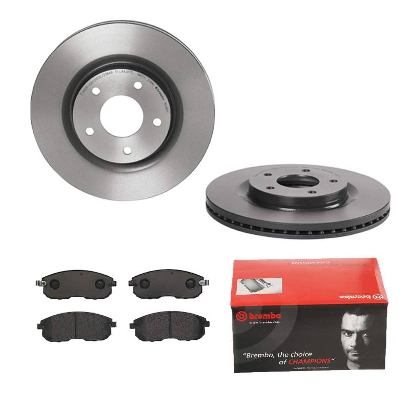 BREMBO BREMSSCHEIBEN Ø296mm + BREMSBELÄGE VORNE FÜR NISSAN JUKE F15 PULSAR C13 von Brembo
