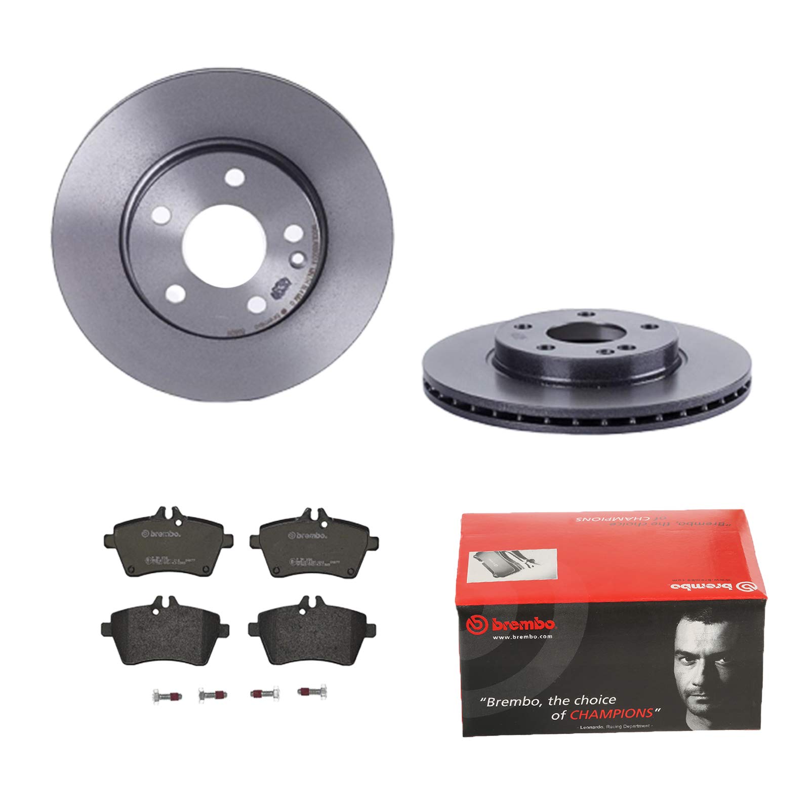 BREMBO BREMSSCHEIBEN Ø276mm + BREMSBELÄGE VORNE - KFZTEILE24 von Brembo