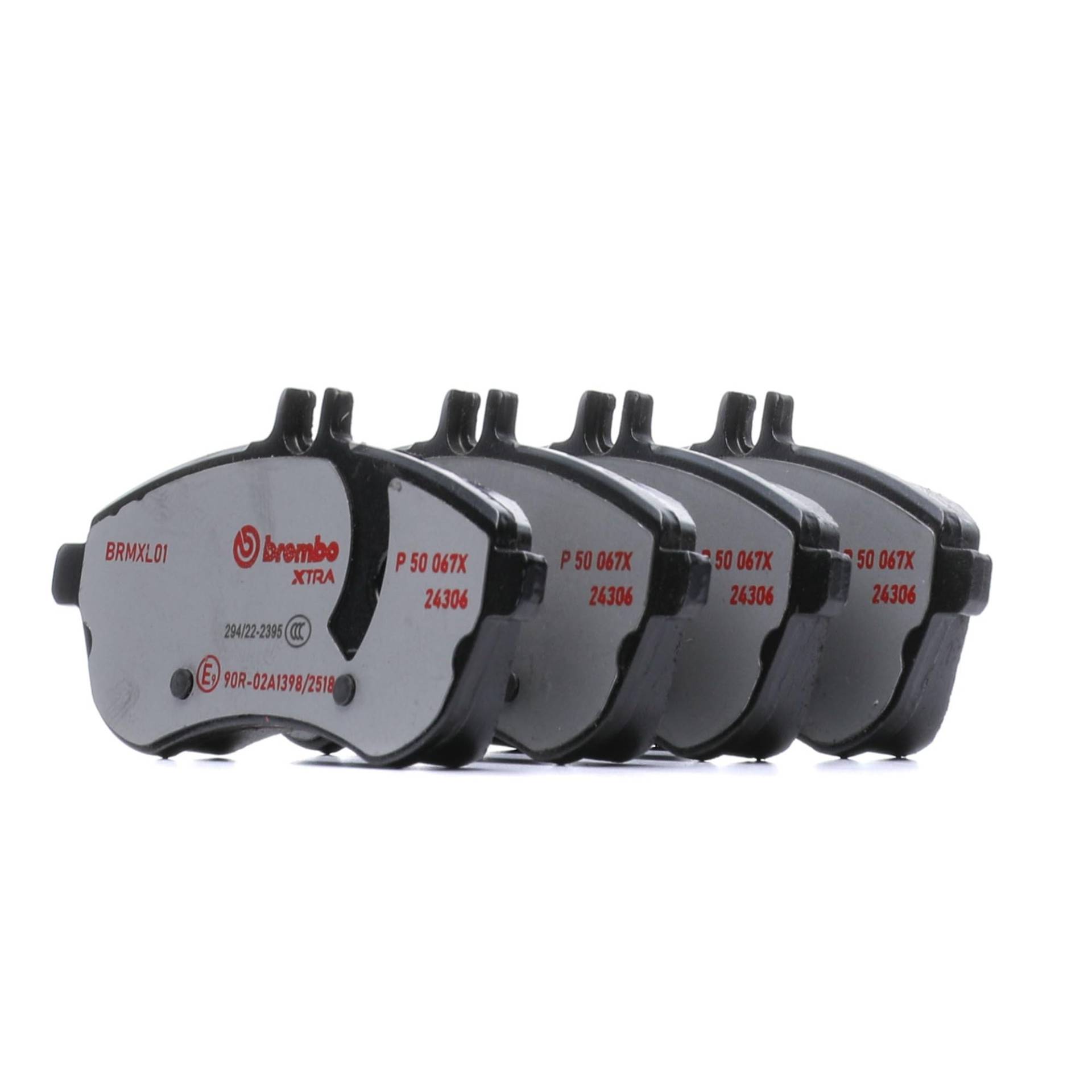 BREMBO Bremsbelagsatz, Scheibenbremse P50067X BREMBO Bremsbelagsatz, Scheibenbremse P50067X von Brembo