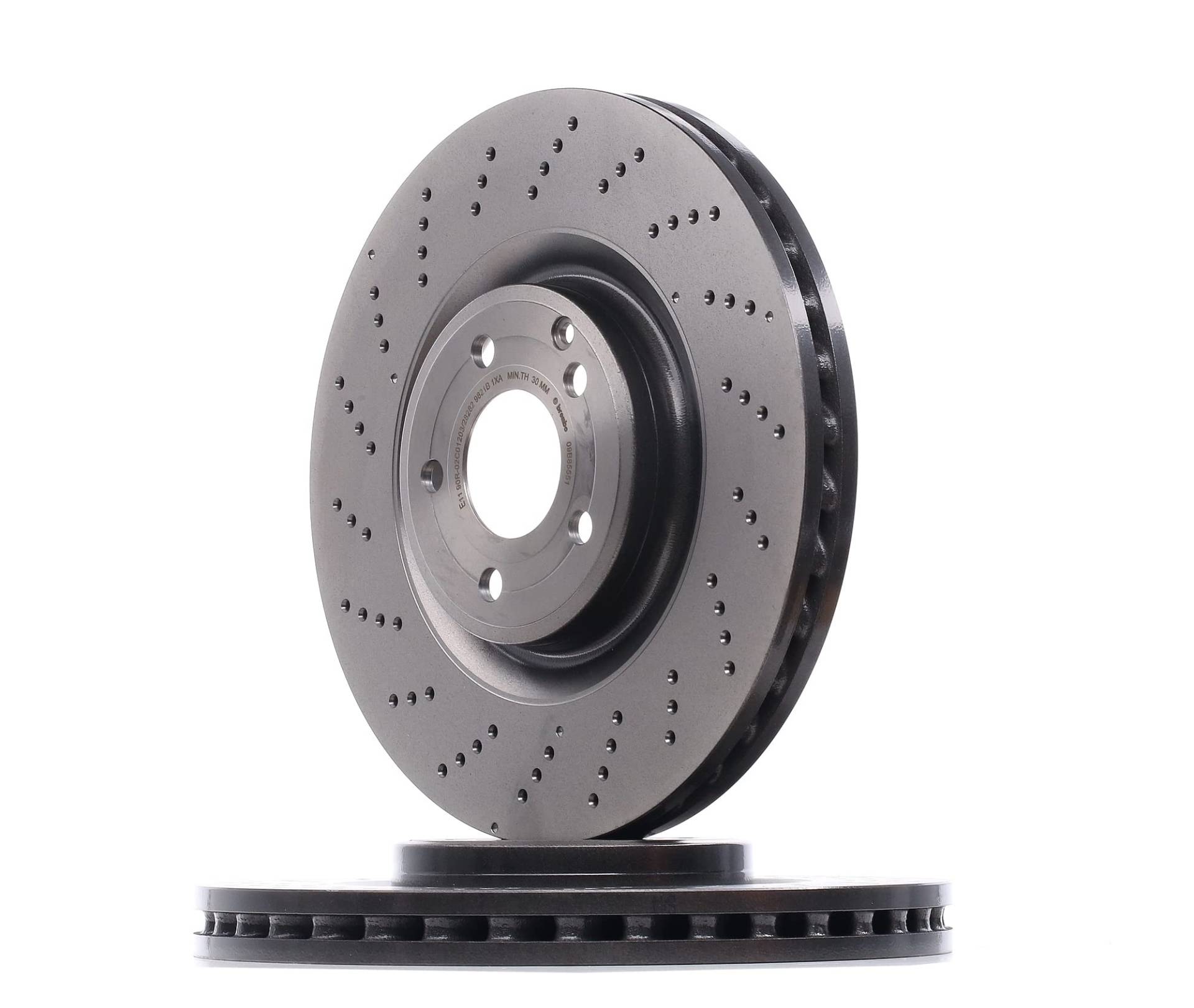 BREMBO Bremsscheiben Gelocht/innenbel. Vorne Rechts Links passend für MERCEDES-BENZ CLS BREMBO Bremsscheiben Gelocht/innenbel. Vorne Rechts Links passend für MERCEDES-BENZ CLS von Brembo