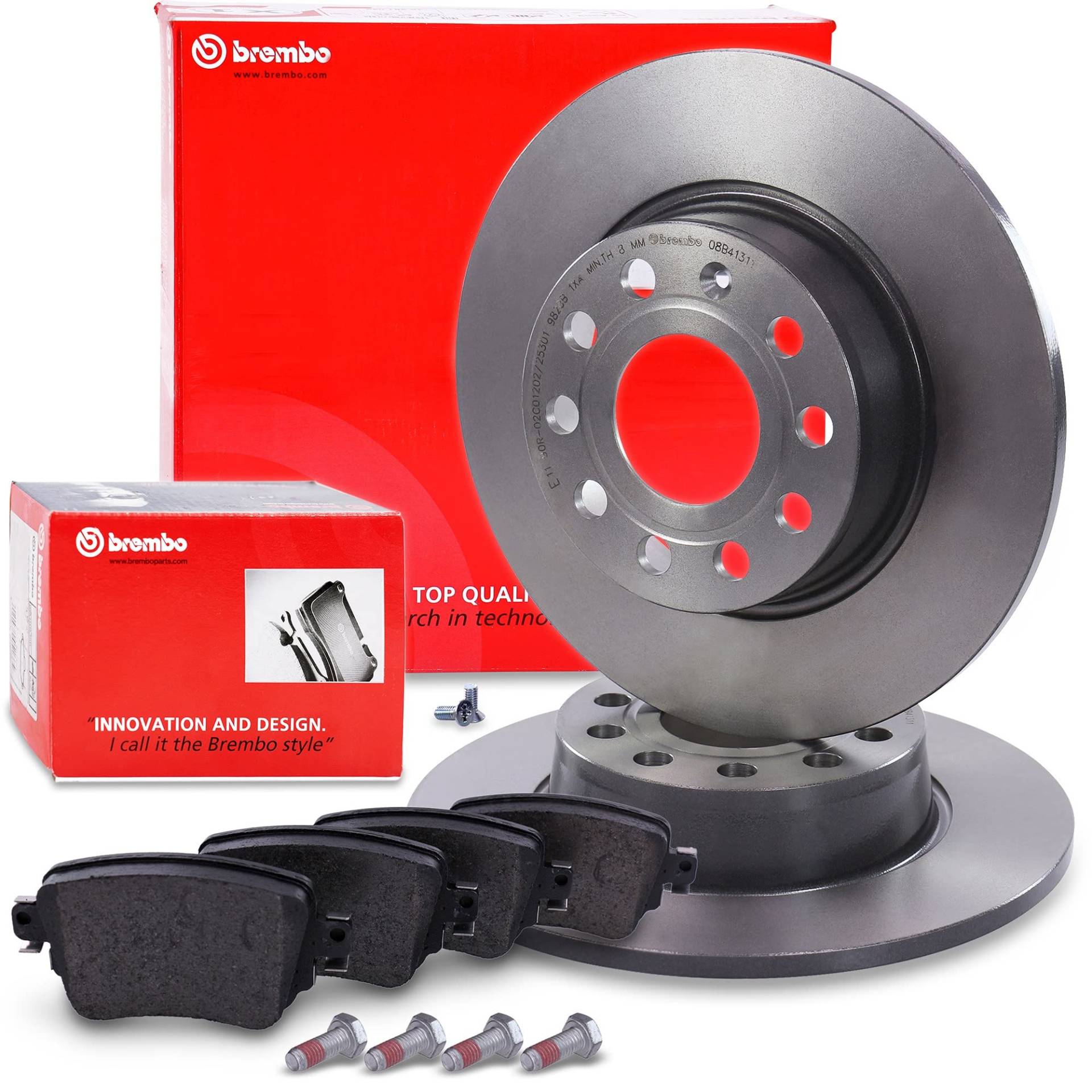 BREMBO Coated Disc Line Bremsenset Hinterachse inkl. Bremsscheiben Hinten Ø 272 mm Voll und Bremsbeläge Hinten BREMBO Coated Disc Line Bremsenset Hinterachse inkl. Bremsscheiben Hinten Ø 272 mm Voll und Bremsbeläge Hinten von Brembo